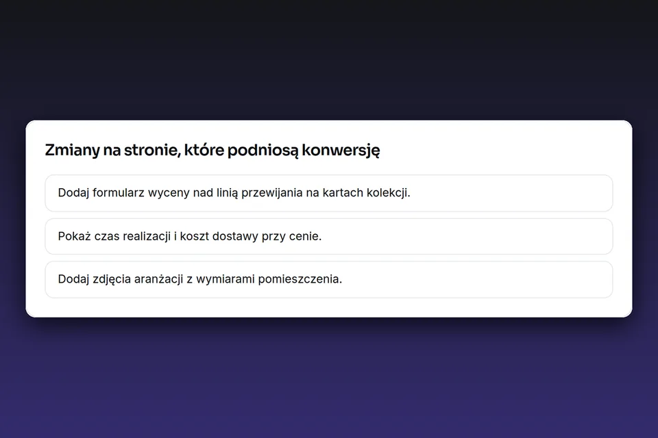 Podpowiedzi zmian na stronie produktowej, które podnoszą konwersję